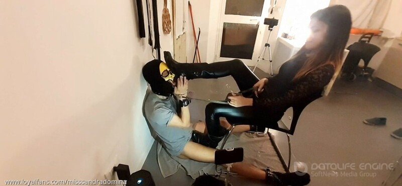 Goddess Sandra D Findom Femdom - Sadic Boots Cleaning [SD 1280P]