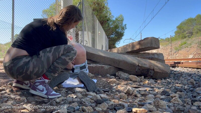 MISTRESS TIRZA - Promo Used Outdoor By Mistress Tirza CBT Dick Slapping Domination Anal Humiliation [FullHD 1920P]