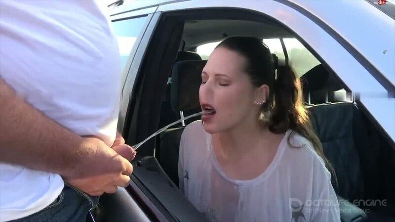 ViktoriaGoo - Darf ich dir ins Maul pissen - Pisse am Rastplatz [HD 720P]