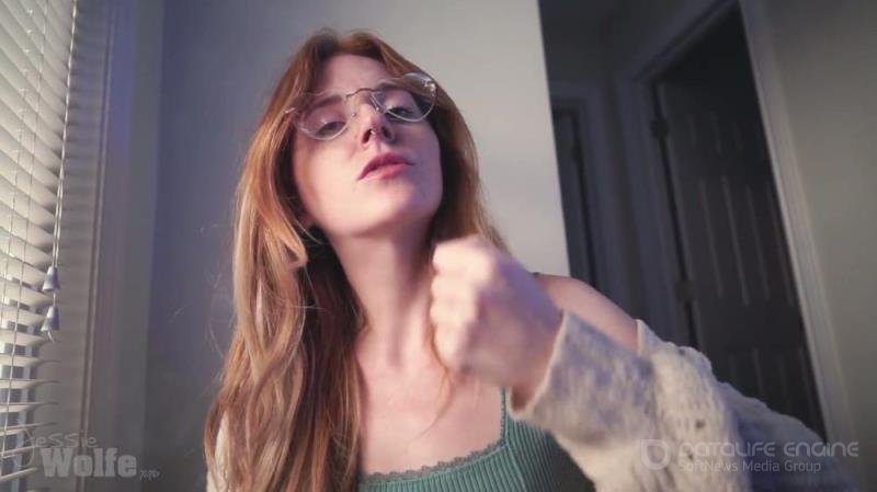 Jessie Wolfe - Redhead Stoner Girlfriend gives you JOI while Smoking.... Sweet Dominatrix [FullHD 1080P]