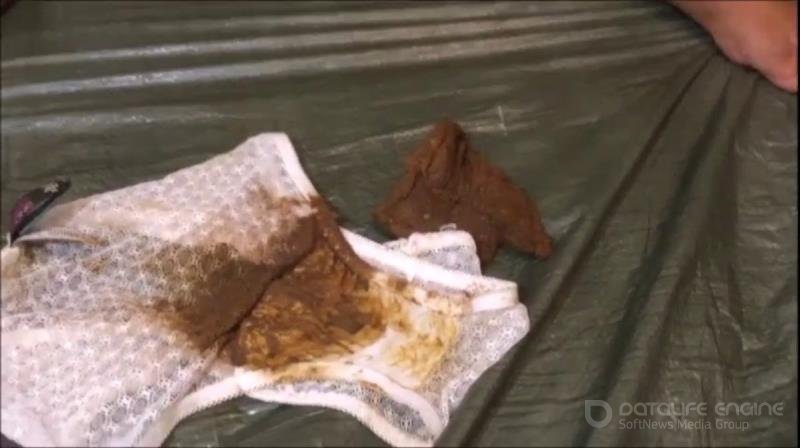 girlsscatandpiss – I shit in panties and make my pig eat it [SD]