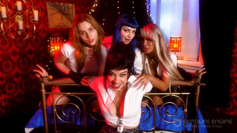 Jewelz Blu, Little Puck, Luna Luxe and Ophelia Fae - The Craft Vol 2 Strapon Sex Magic GGGG 4K [4K]