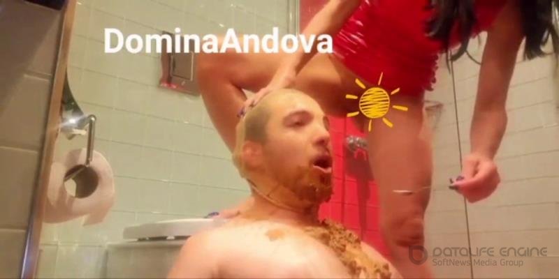 Domina Andova and toilete slave [SD]