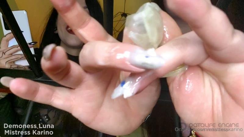 Mistress Karino - We Locked You In Our Cage To Get Out Of It You Have To Comp [FullHD]