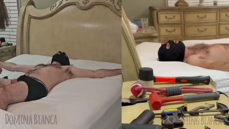 Ballbusting Bianca - Dominabianca - Ballbusting Tools Galore Denied Orgasm [FullHD]