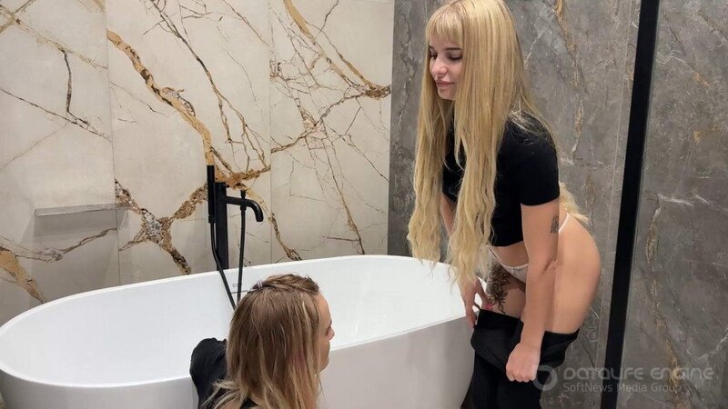 Petite Princess Femdom: Pregnant Bitch Licks And Sucks Anus Of Mistress Dorimills - Lezdom Rimjob [FullHD]