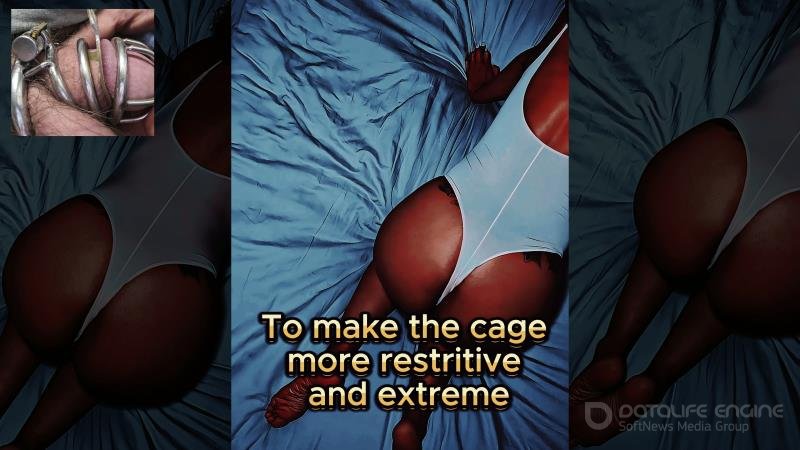 Ballbusting Bianca - Dominabianca - Ass Cleaner Erupts In Chastity [4K]