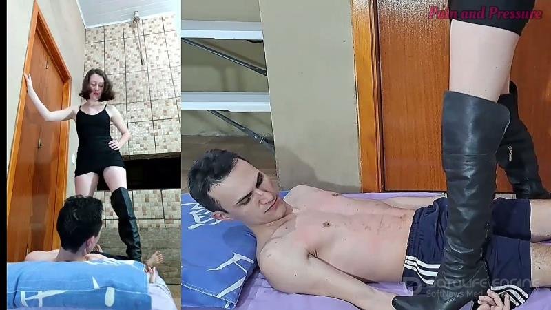 Pain And Pressure - 32 Beatriz Trampling With High Heels Boots [FullHD]