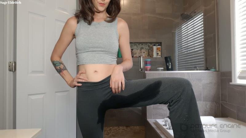 Sage Eldritch - Soaking My Panties and Yoga Pants [FullHD]