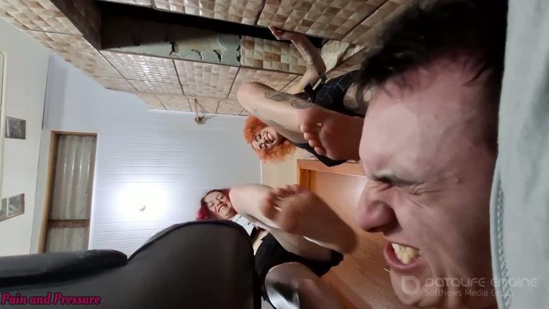 Pain And Pressure - 73 Beatriz And Madu Extreme Face Crush POV [FullHD]