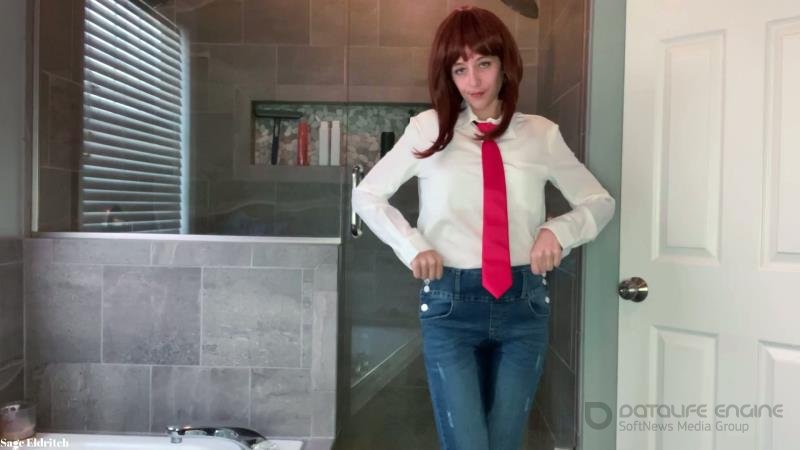 Sage Eldritch - Uraraka Ochako Wetting Blue Jean Overalls and Panties [FullHD]