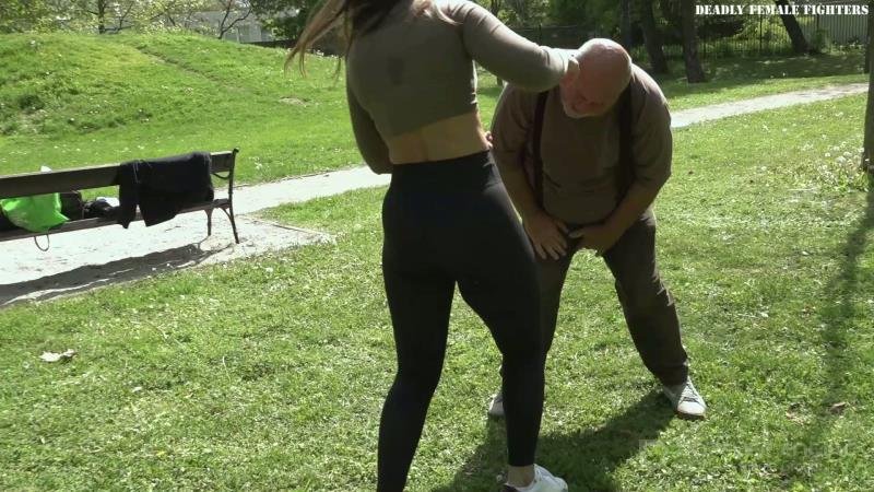 Deadly Female Fighters - Kikina - Kikina Destroys 2 Foolish Attackers [FullHD]
