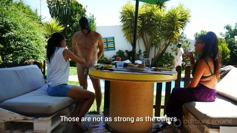 Domina Ghalia and Domina Isis - LADIES Ghalia and Isis Eating after a DAY of filming [FullHD]