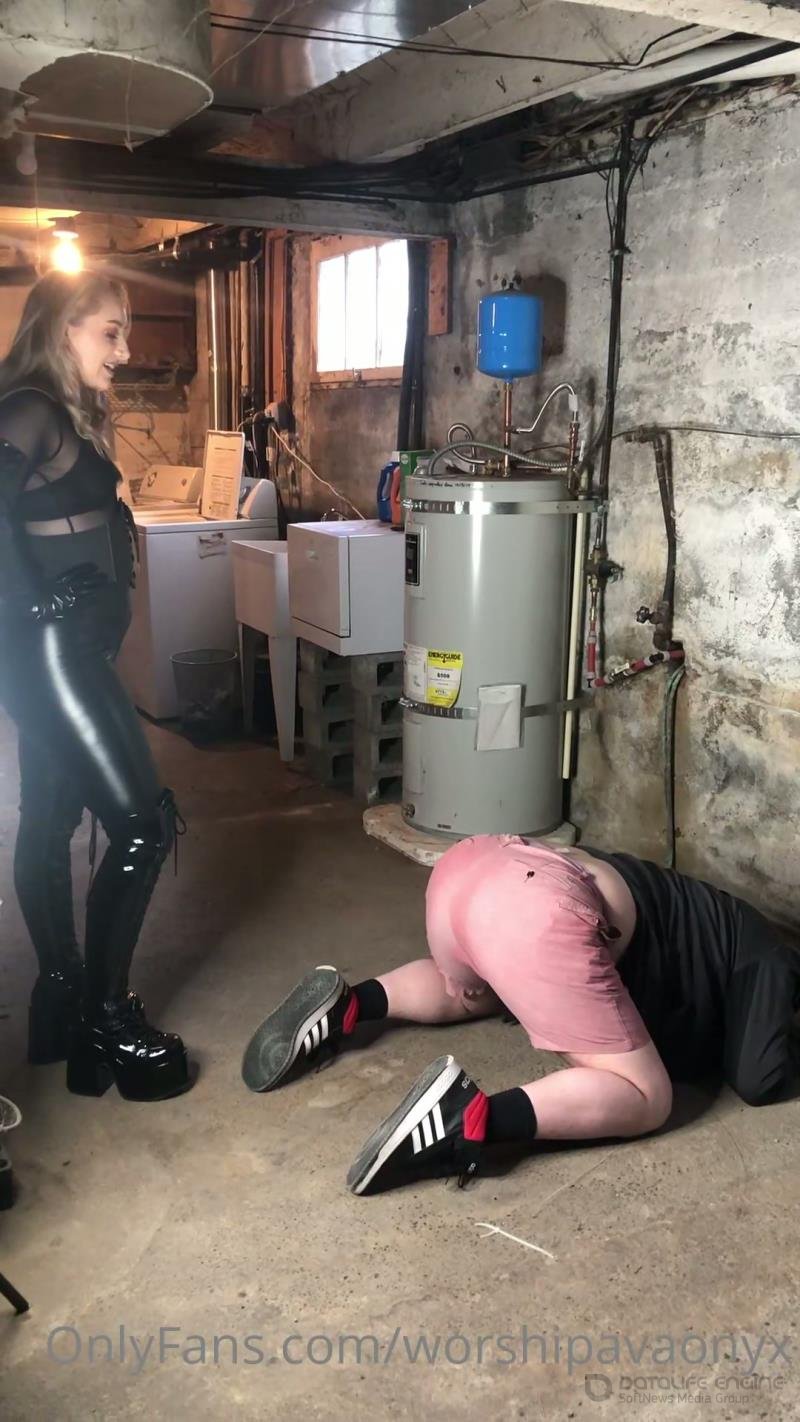 Goddess Ava Onyx - Ball Busting And Wedgie On A Fresh Slave I Love The Way It Squirms [FullHD]