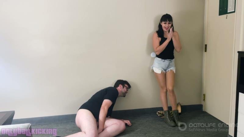 ONLYBALLKICKING - Lil Mizz Unique - Multi Shoe Ballbusting Punishment [FullHD]