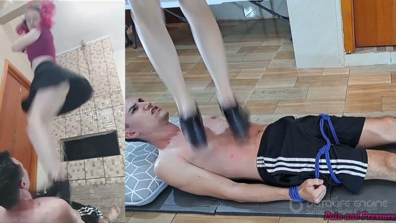 Pain And Pressure - 72 Beatriz Jumping And Trampling With Mary Jane Shoes [FullHD]