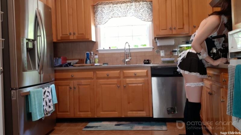 Sage Eldritch - Spying on Your Cleaning French Maid [FullHD]
