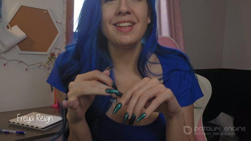 Freya Reign - Secretary Uses Your NailFetish Against U [FullHD]