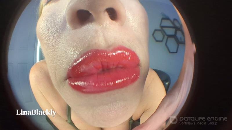 LinaBlackly - Mommy's Fisheye POV Dirty Mouth and Lips [FullHD]
