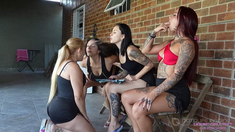 Licking Latinas Feet: Anita, Nika And Mia - We'Ll Spit All Over Your Stupid Face, Whore! [FullHD]