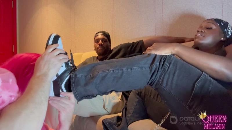 Queen Melanins Clips - Sissy Cuck Worships our sneakers and feet [FullHD]