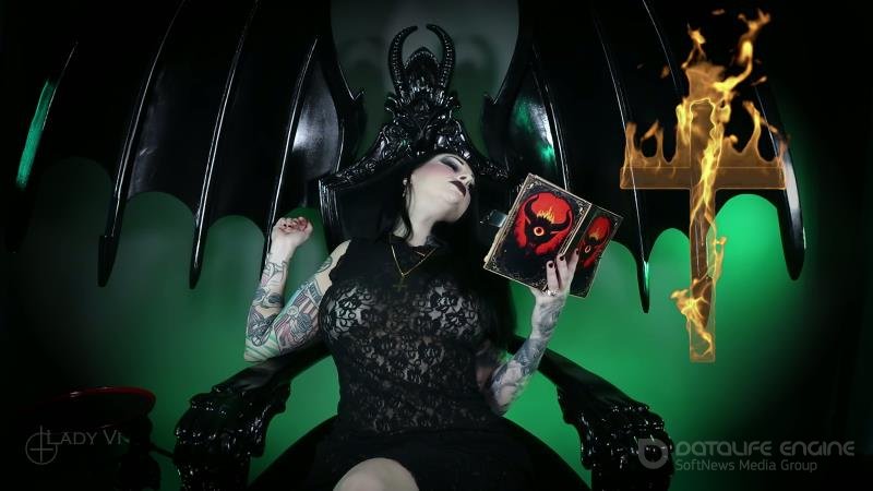 Satanatrix - The Black Tithe - Devotional Masturbation Ritual 4K - Lady Vi [4K]