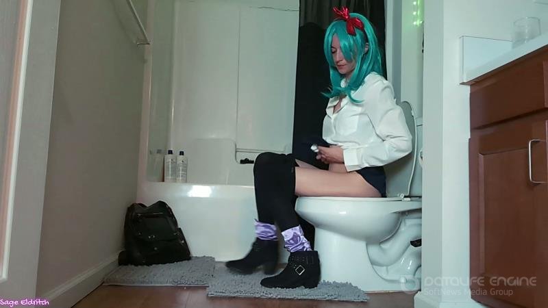 Sage Eldritch - School Girl Bulma Peeing [Voyeur [FullHD]