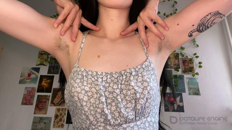 petitelilith - Hairy armpits tease [FullHD]